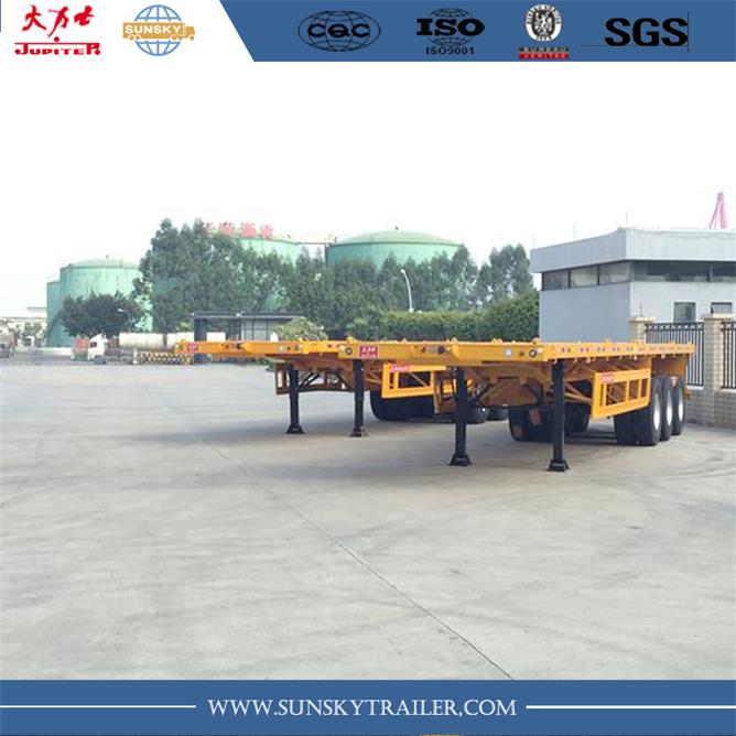 high quality flatbed semi trailer weight price