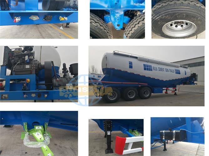details of bulk cement trailer 