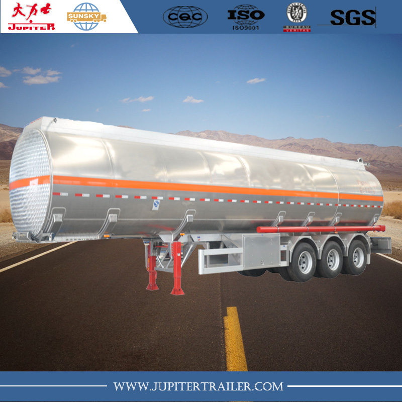 3-axle Aluminum Tanker semi-trailer