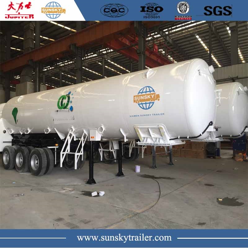 LCO2 gas tanker trailer