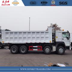  China Howo brand 371hp camion à benne bas 12 roues fournisseur